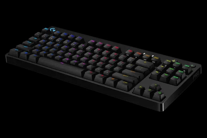 The Logitech gaming keyboard awarded for the top blog posts