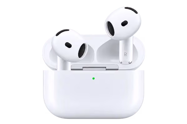 AirPods 5 in their charging case