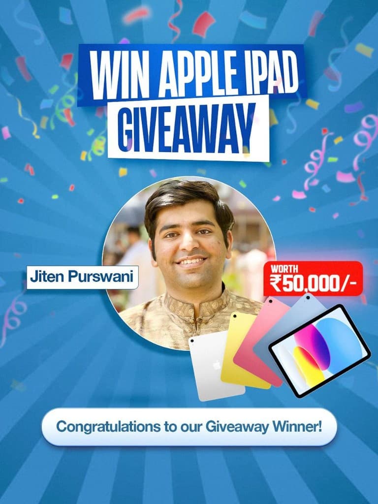 Jiten Purswani Apple iPad
