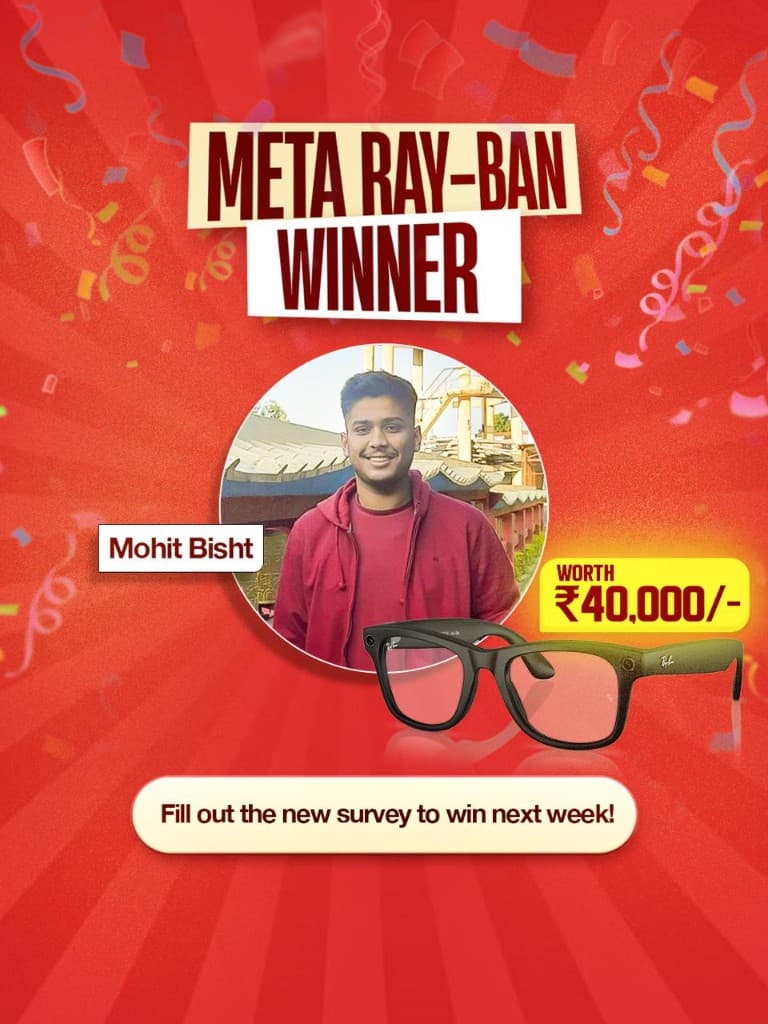 Mohit Bisht Meta Ray-Ban Smart Glasses