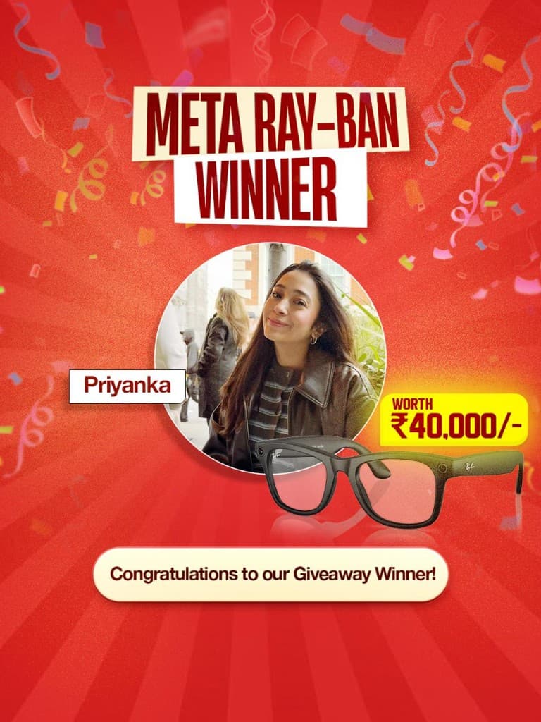 Priyanka Meta Ray-Ban Smart Glasses