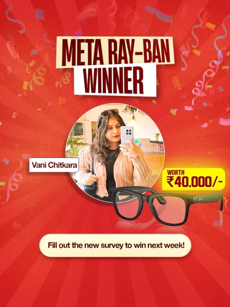 Vani Chitkara Meta Ray-Ban Smart Glasses
